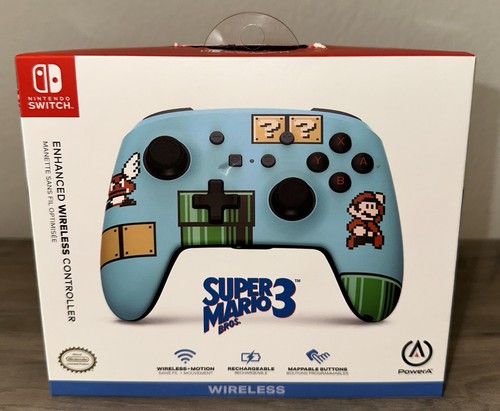 Brand New PowerA Nintendo Switch Enhanced Wireless Controller Super Mario 3 - Picture 1 of 14
