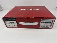 CCM FT340 YOUTH 12 D YT Jet speed Ice Hockey Player Skates BOX NICE Red Black