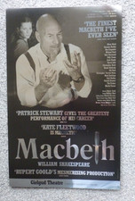 Patrick Stewart Kate Feetwood Macbeth London Gielgud Theatre Poster 2007