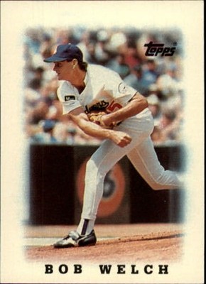 1988 Topps Mini Leaders #55 Bob Welch - BB