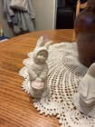 3 Department 56 Snowbunnies Wishing You A Happy Easter White Porcelain — photo 2