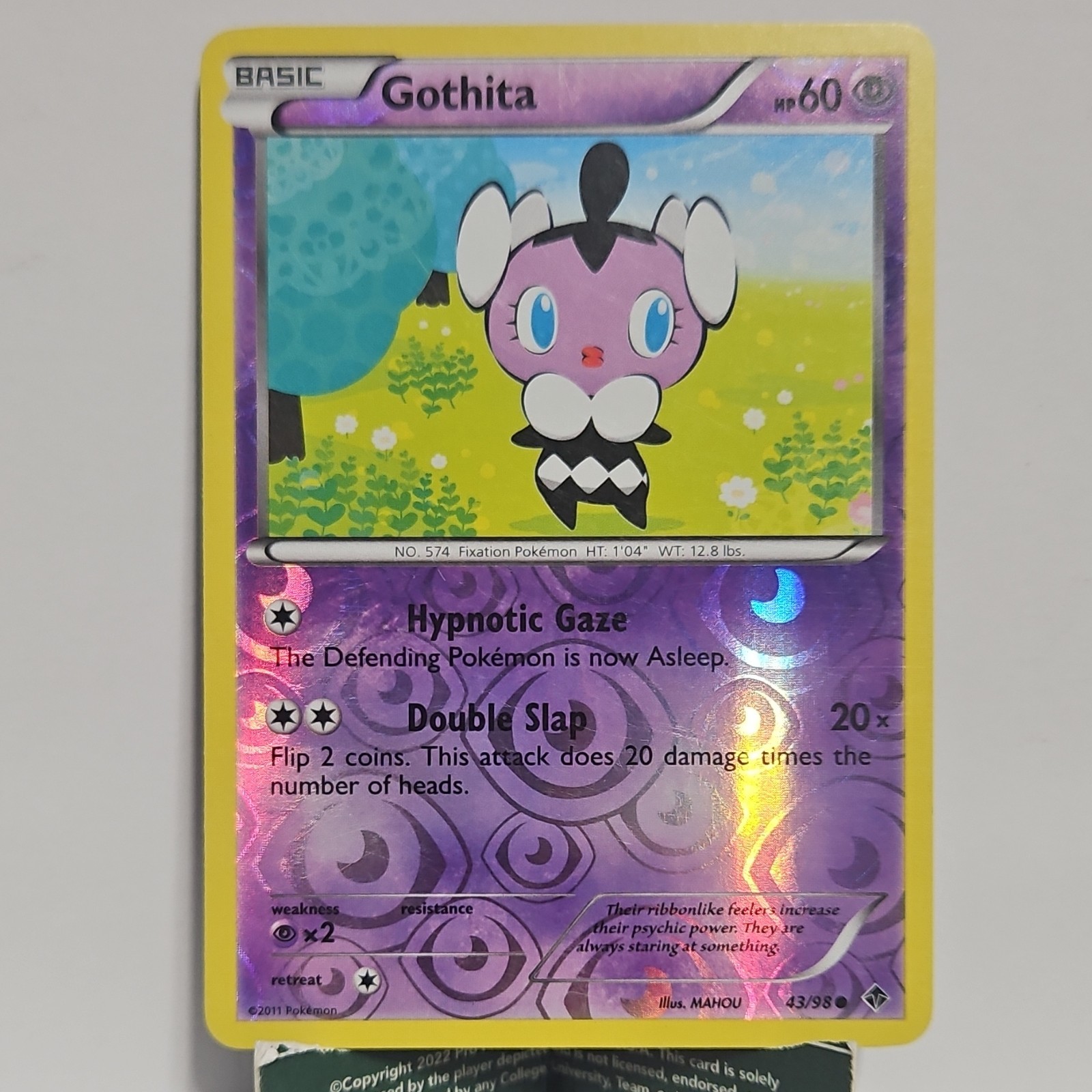 Pokémon Gothita Emerging Powers Reverse Holo Common Psychic Basic 43/98