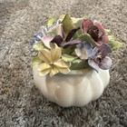 Lot of 5 Vintage English Bone China Rose Flower Staffordshire Royal Doulton — photo 3