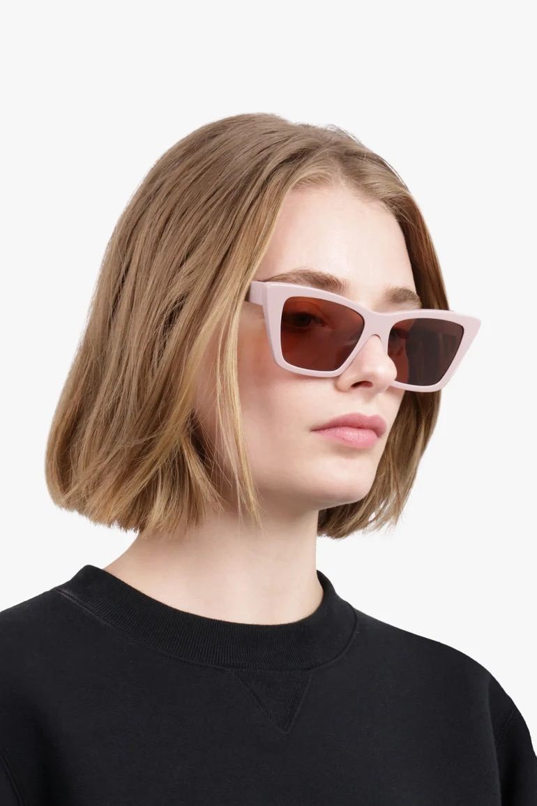 Saint Laurent Women Sunglasses Nude Pink Brown Cat Eye SL276 MICA 058 BRAND NEW thumbnail 16