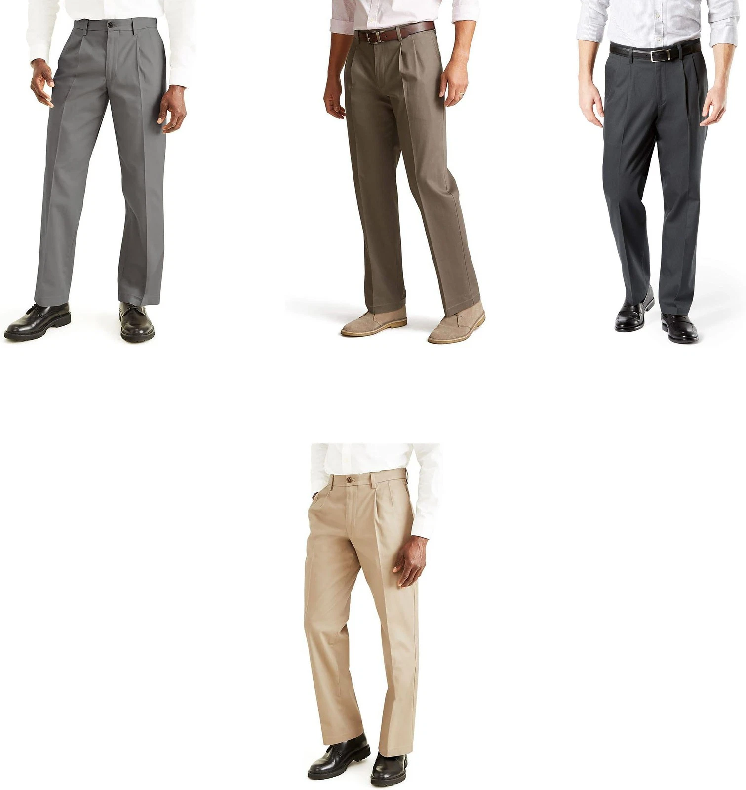 Dockers Men's Pleated Classic Fit Signature Khaki Pants