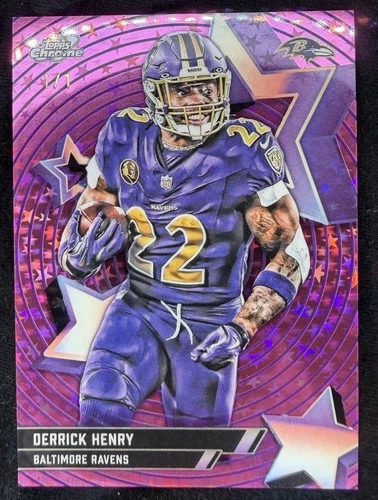 2025 Topps Cosmic Chrome Derrick Henry Base (RAW)