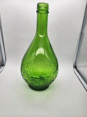 Gallo Wine ~ Half Gallon Flavor Guard Bottle ~ Vintage Green Glass with Grapes