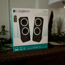 Logitech Z200 2.0 Stereo Computer Speakers   Desktop Multimedia Speakers