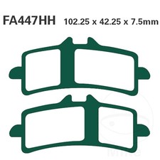 EBC FA172TT Redstuff Brake Pads – Front Fit For Yamaha XT 600 & XTZ 660 (Organic NAO)