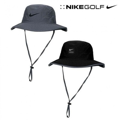 Nike Dri-FIT Golf Bucket Boonie Hat Cap Grey Black AJ5468-010