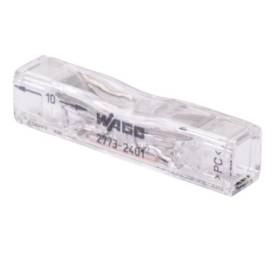 50 x 2773-2401 WAGO Inline Push Wire Splicing Connectors 32A 450V