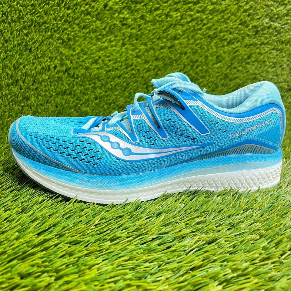 Zapatillas deportivas Saucony Triumph ISO 5 para mujer talla 8 azul plateado Foto 4 de 4