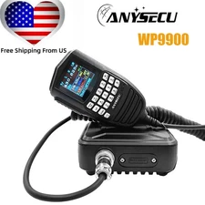 ANYSECU WP-9900 25W FM Radio Dual Band Tri-Display KT-WP12 Car Walkie Talkie