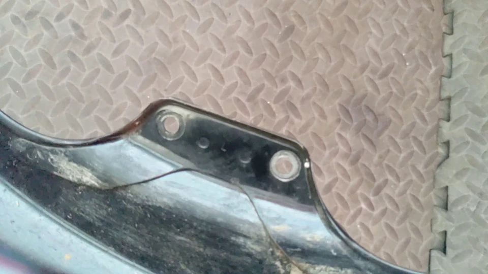 Guardabarros delantero Honda Rebel 250 1997/99-06 negro Honda 61100-keb-900za Foto 4 de 4