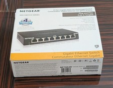 NETGEAR 8-Port Gigabit Ethernet Unmanaged Switch GS308-300PAS New in Open Box
