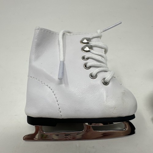 American Girl Doll of the Year Mia St Clair Purple And White Ice Skates - Picture 5 of 7