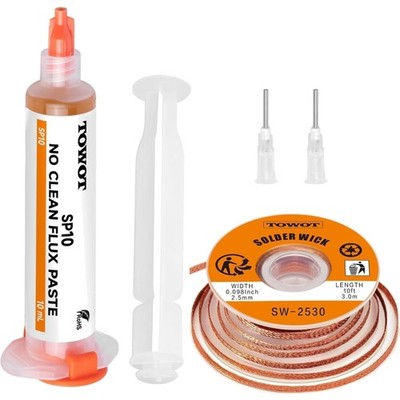 Desoldering Kit Braid Soldering Aid Electronics Repair PCB Rework