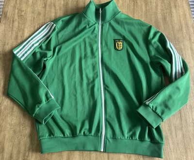 Kruschiki Supply Co. West German Polizei Soccer Jacket Men's 2XL Full Zip Green