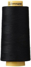 Gutermann Natural Cotton Thread Solids 3, 281yd, Black 1-Pack