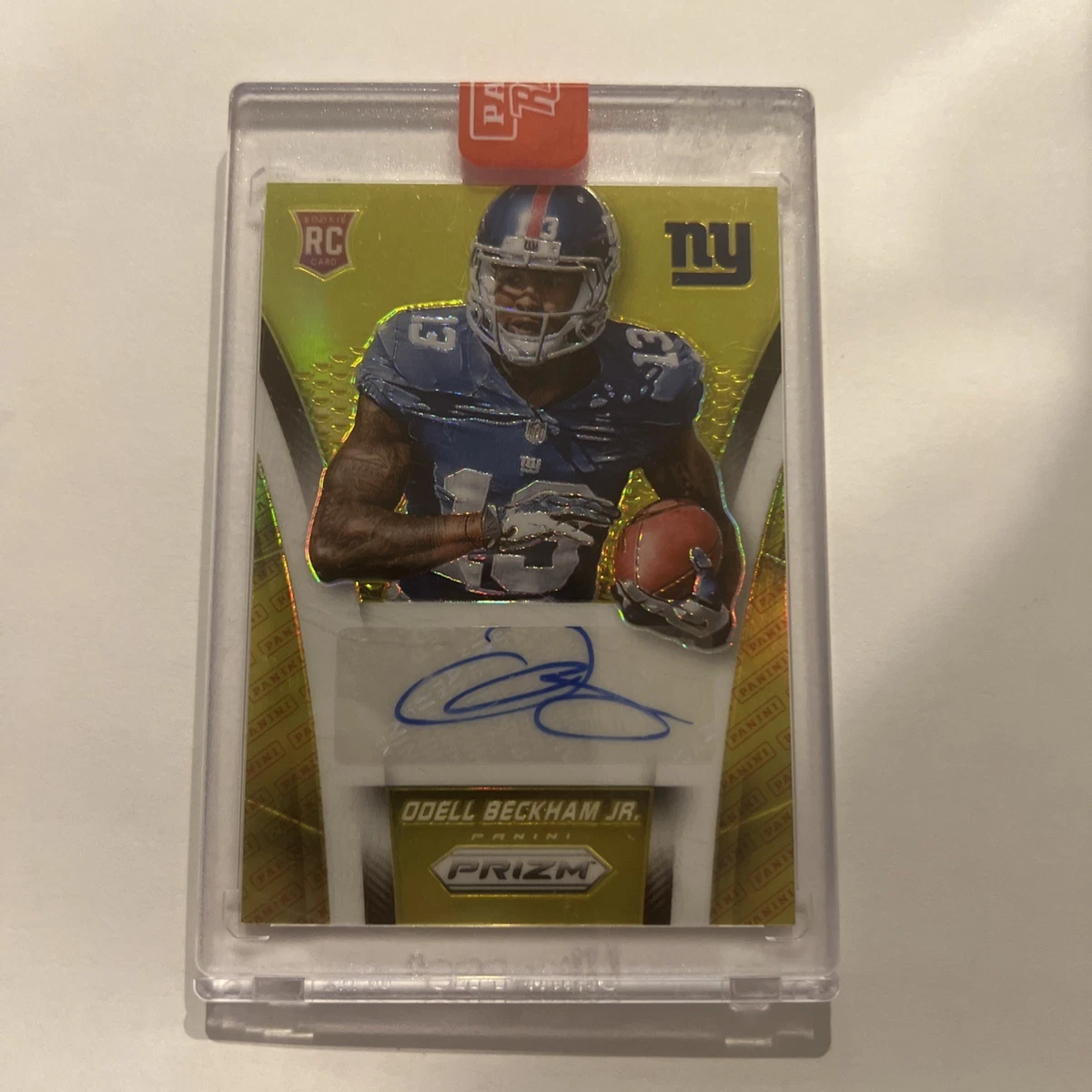 Football Sports Odell Beckham Jr. Autographed Trading Cards for