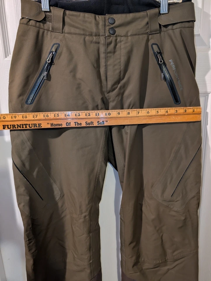 Pantalones esquí snowboard Kjus para hombre 32 rendimiento verde oliva Dermizax Ev Thinsulate Foto 4 de 4