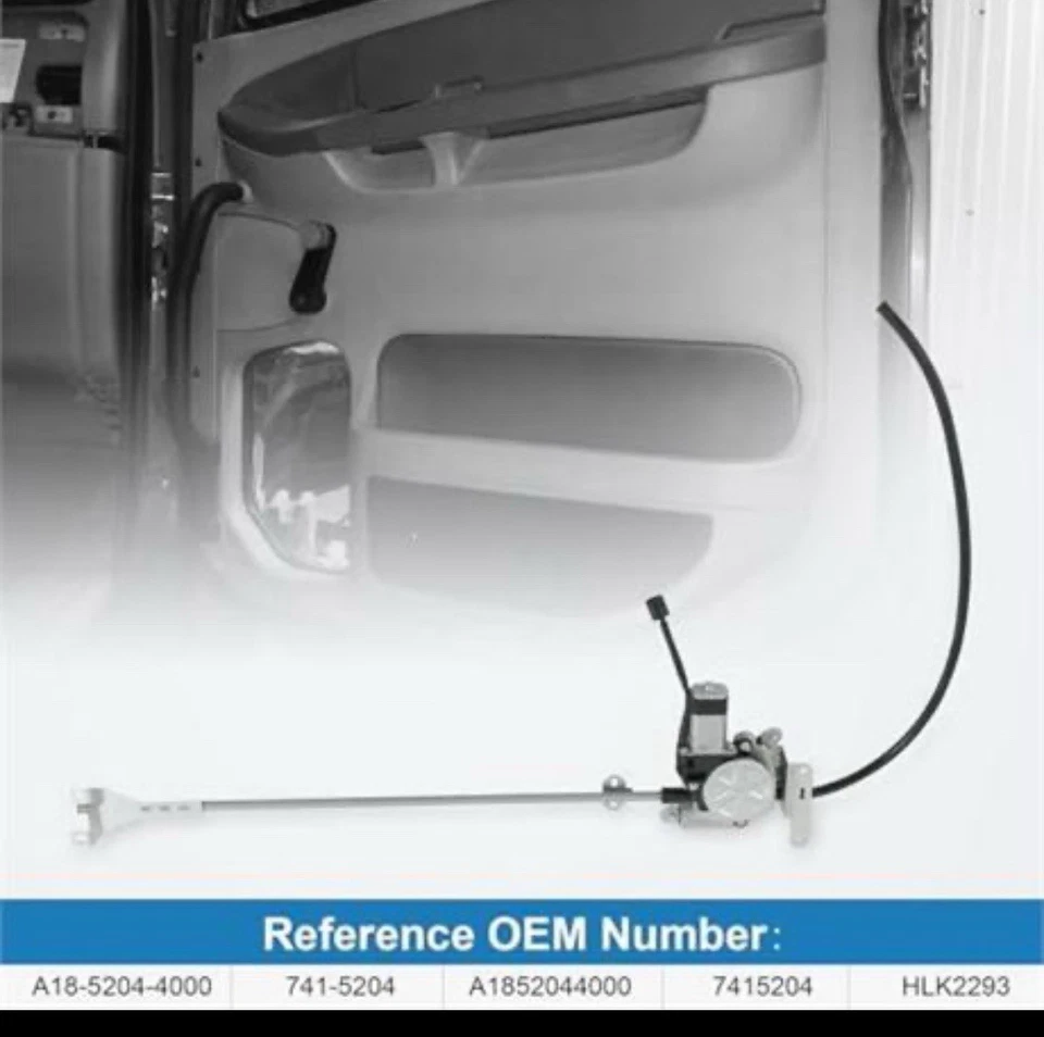 Regulador de ventana eléctrica con motor lado del conductor LH para Freightliner Century Argosy Foto 2 de 2