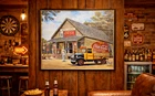 Vintage 1995 Coca-Cola Smith’s Grocery Print 16x20 Framed Pamela Renfroe