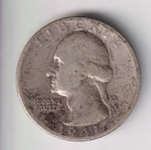 1941-P WASHINGTON QUARTER 25¢ PHILADELPHIA MINT 90% SILVER COIN UNITED STATES