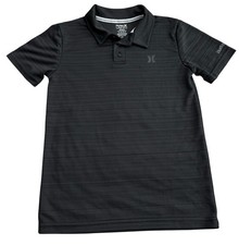 Hurley Polo H2O-DRI Technology Shirt Boy Size M 10-12 Yrs Moisture Wicking Top