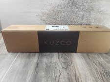 Kuzco Vesta 24" LED All Terior Wall Sconce, Black/Frosted - AT7924-BK