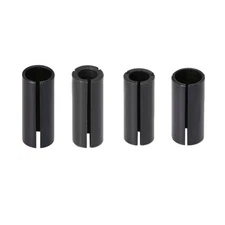 Router Bit Adapter Set for Engravers Includes 4Pcs Collets in Steel Material