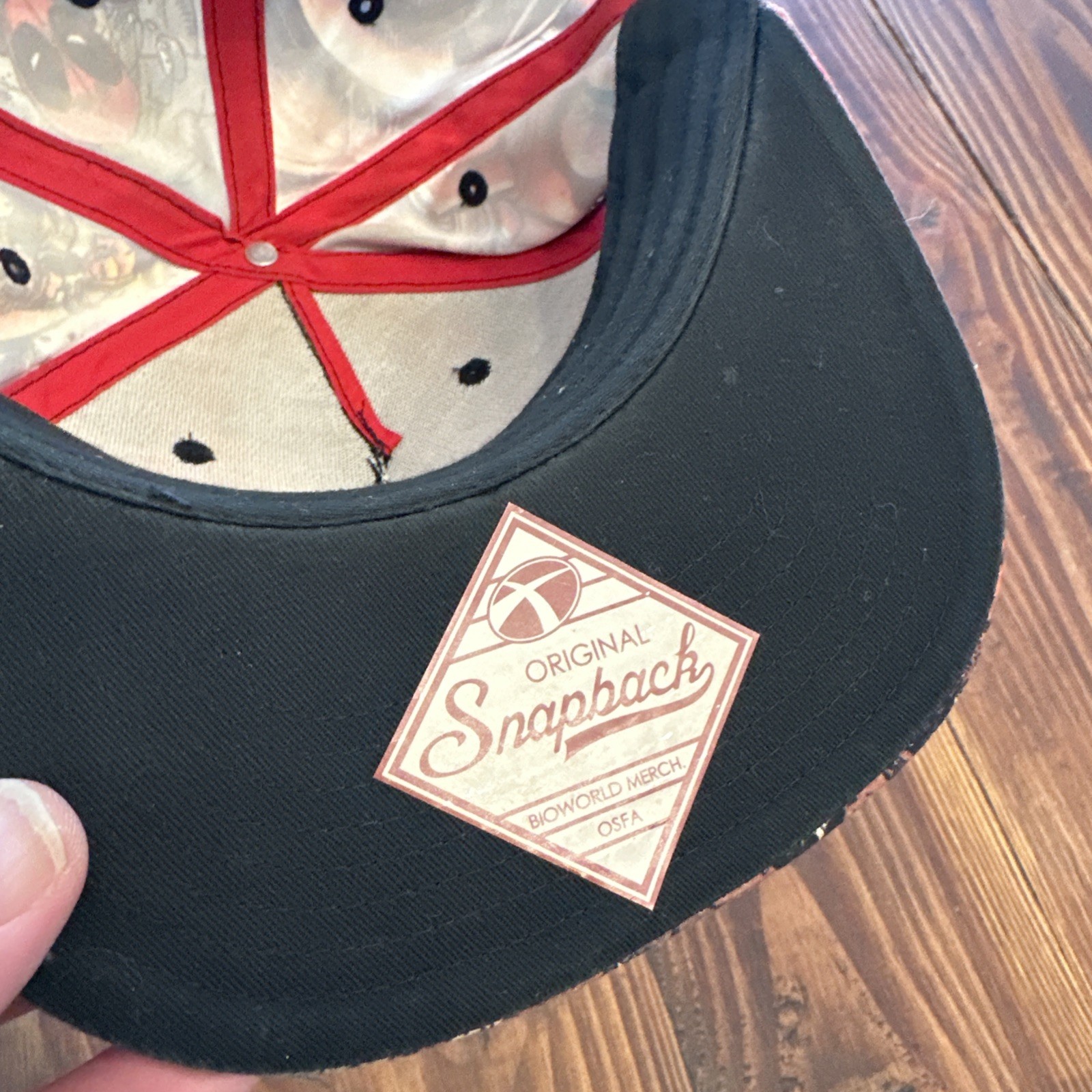 Marvel Original SnapBack Deadpool Baseball Cap - image 5