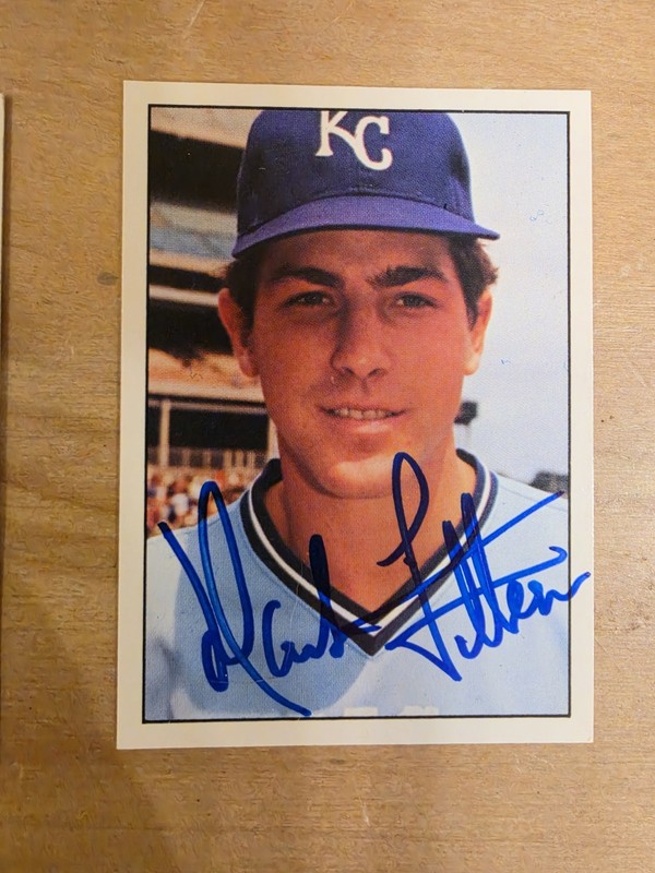 MARK LITTELL Autographed 1978 SSPC Baseball Card ROYALS Cardinals 
