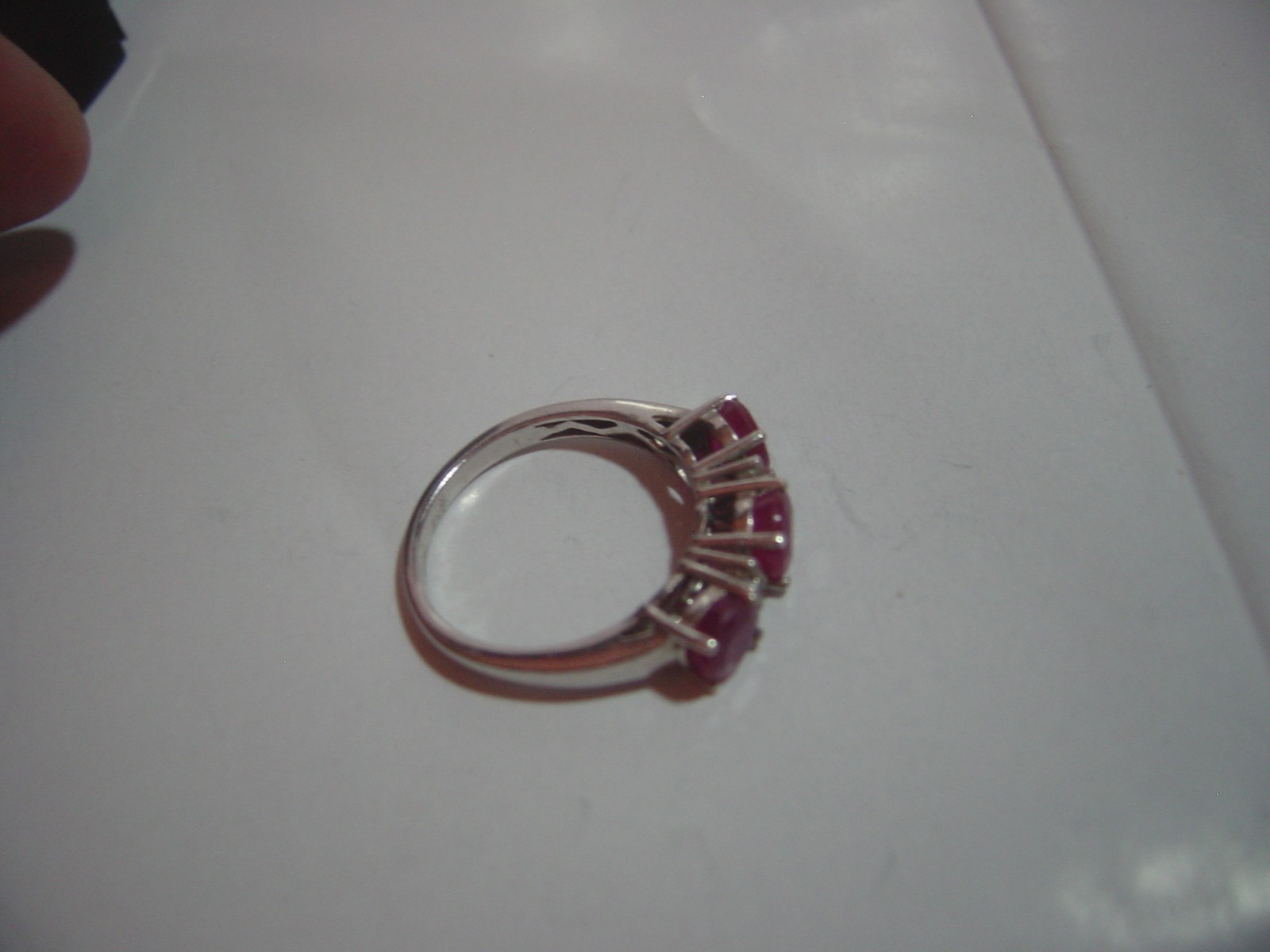 beautiful Solid Silver Ring-natural superb myanma… - image 3