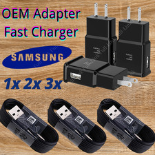 Adapter Fast Charger Type C With Phone Charging Cable For Samsung Galaxy Android