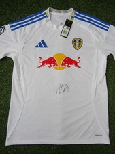Anton Stach Hand Signed Leeds United 2025-2026 Home Football Shirt - Autograph