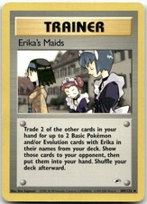 Erika's Maids 109/132 Uncommon Gym Heroes Pokemon Unlimited LP on eBay