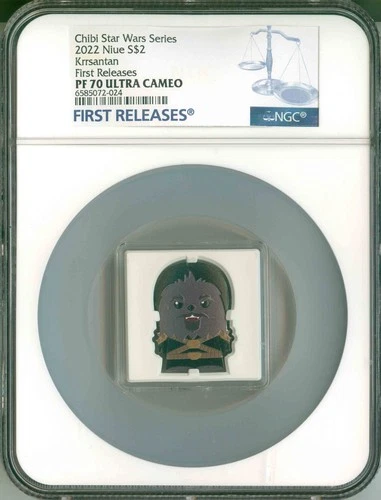 2022 Niue S$2 Chibi Star Wars Series Krrsantan FR NGC PF70 UC W/ Box & COA OGP