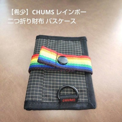 Chums Vhtf Rainbow Bifold Wallet Pass Case Men Rare Outdoor Model Limited Editio