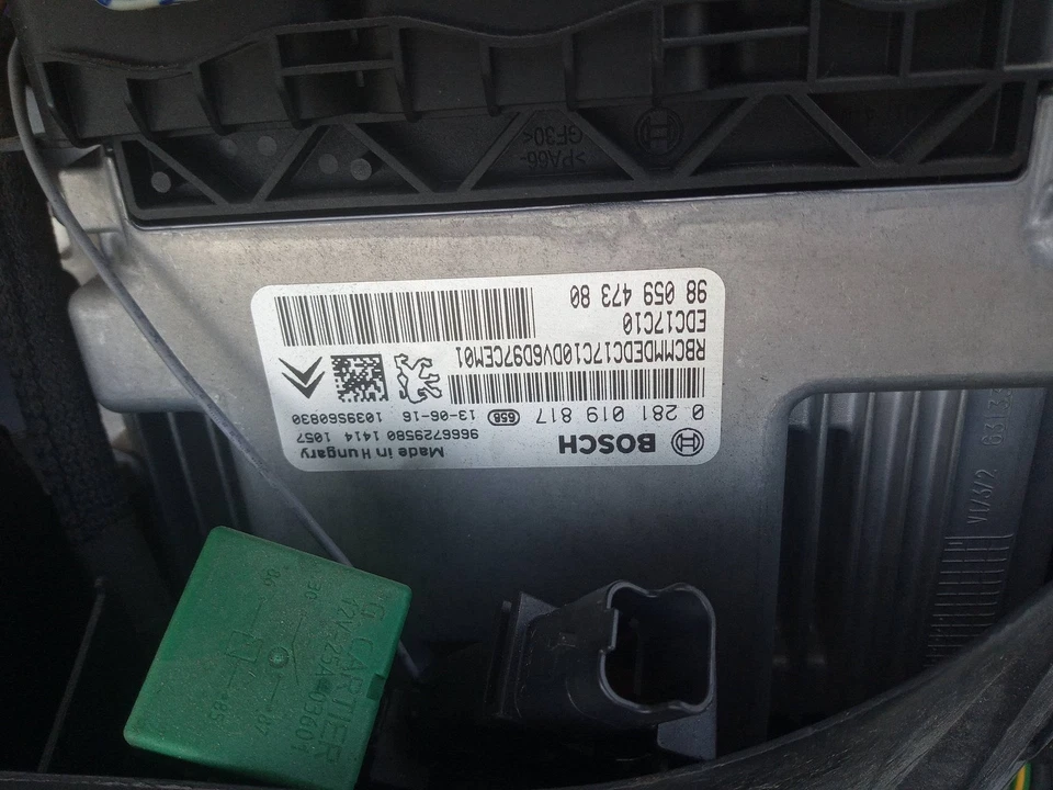 9666729580 CENTRALINA MOTORE / 163295 PER PEUGEOT 308 I 4A_, 4C_ 1.6 HDI - Immagine 2 di 4