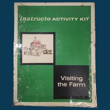 Vintage 60s INSTRUCTO Activity Kit Visiting the Farm