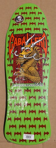 POWELL PERALTA STEVE CABALLERO "DRAGON & BATS GREEN" REISSUE SKATEBOARD DECK