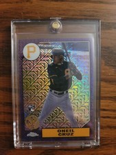 2022 Topps Series 2 Oneil Cruz Purple Chrome Mojo RC #48/75! Pirates