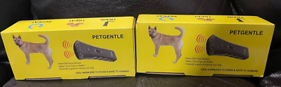 2 SEALED Ultrasonic Anti Dog Barking Repeller Trainer Gentle Chaser Sonics 