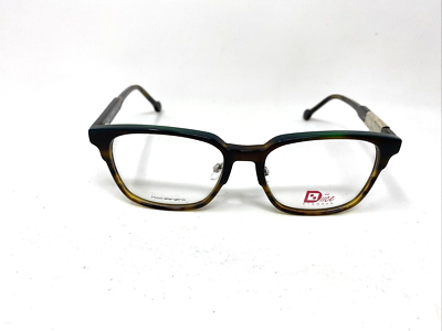 #ad DIICE HYPOALLERGENIC EYEWEAR CARD SHARK C2 51 17 145 TORTOISE GREEN FADE D323 $52.00