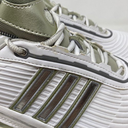 Adidas Megabounce 2008 scarpe sneakers uomo taglia 11,5 bianco/grigio/oliva 054292 - Foto 11 di 18