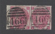 SG 92 3d Rose plate 4 used pair