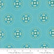 Sunday Brunch Blender Medallion Mint Tea by BasicGrey for MODA 1/2 Yard