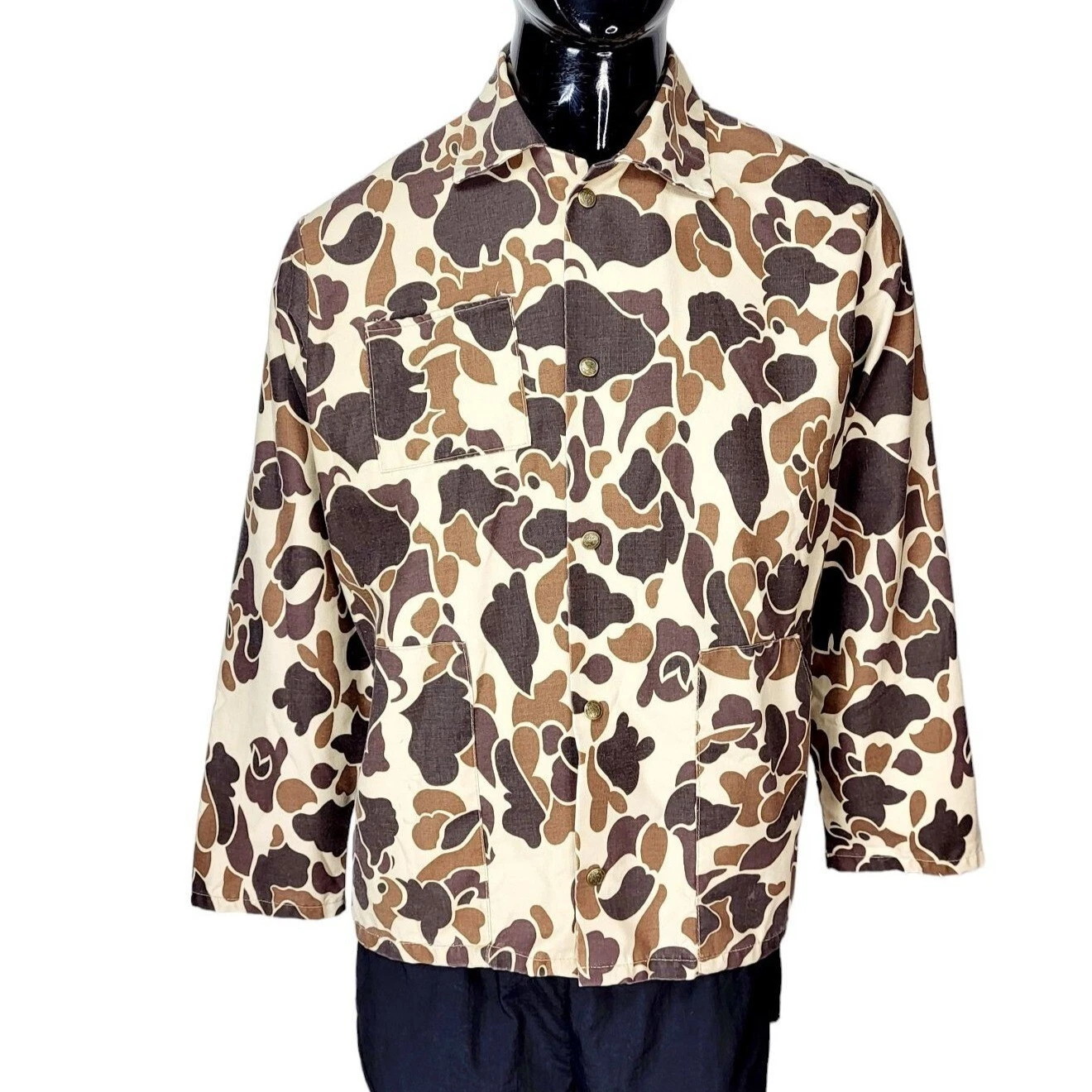 Vintage Pine Bluff Himalayan Industries Camouflage Camo USA Hunting Jacket