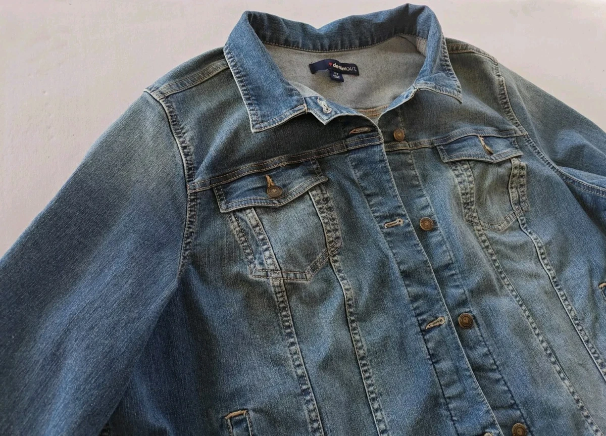 Denim 24/7 Blue Denim Coats, Jackets & Vests for Women for sale | eBay